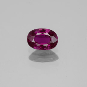 Zafiro violeta natural de 0,62 ct, corte óvalo, VVS-VS