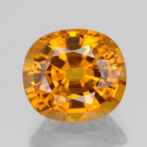 Zafiro oro natural de 3,84 ct, corte óvalo, VS-SI