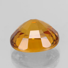 Zafiro oro natural de 3,84 ct, corte óvalo, VS-SI