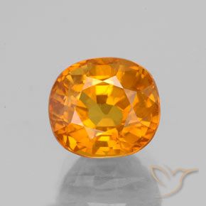 3.53ct Natural Naranja albaricoque Zafiro, Ovalada, VS-SI