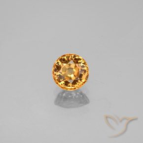 0.85ct Natural Oro Zafiro, Redondo, VS