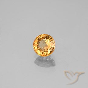 Zafiro Oro natural de 0.85 ct, Redondo, VS