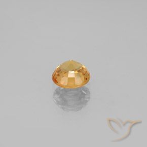 Zafiro Oro natural de 0.85 ct, Redondo, VS