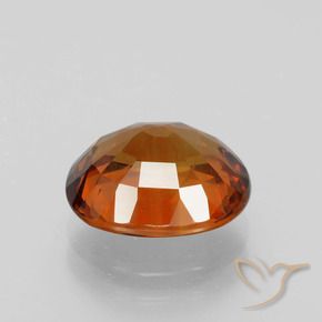 Zafiro Naranja fuego natural de 4.98 ct, Ovalada, VS-SI