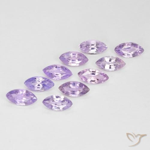 Gemas de Zafiro Tono violeta intenso natural de 1.98 ct, Marquesa, VS
