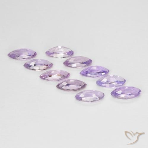 Gemas de Zafiro Tono violeta intenso natural de 1.98 ct, Marquesa, VS