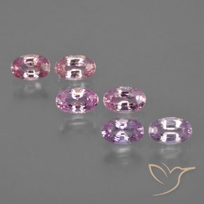 Gemas de Zafiro Púrpura iris natural de 1.92 ct, Ovalada, VS