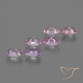 Gemas de Zafiro Púrpura iris natural de 1.92 ct, Ovalada, VS
