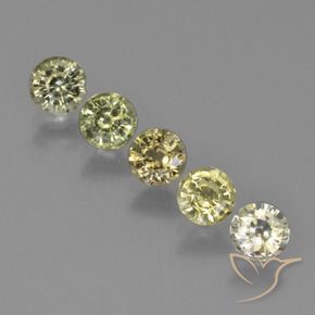 Gemas de Zafiro Multicolor natural de 2.31 ct, Redondo, VS