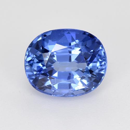 2.32ct Natural Azul oscuro medio Zafiro, Ovalada, VS