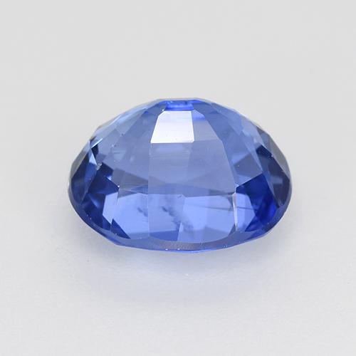Zafiro Azul oscuro medio natural de 2.32 ct, Ovalada, VS