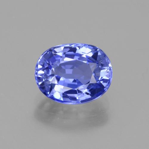 Zafiro Azul violeta oscuro natural de 2.14 ct, Corte Óvalo, VS