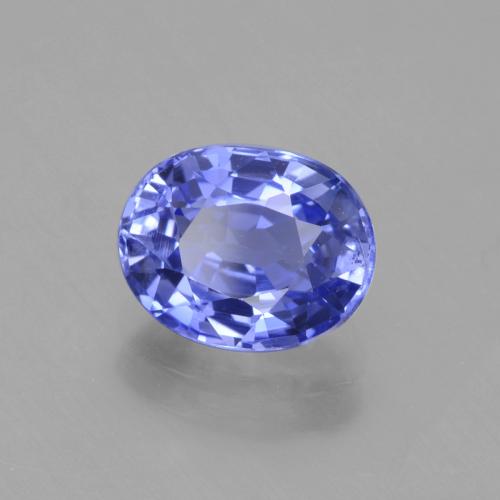 Zafiro Azul violeta oscuro natural de 2.14 ct, Corte Óvalo, VS