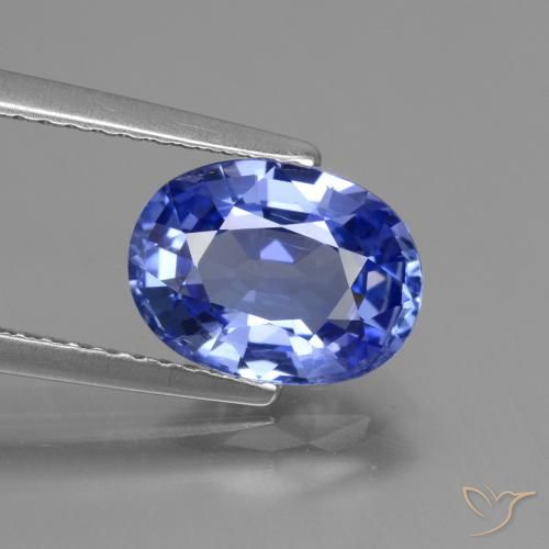 2.67ct Natural Azul púrpura intenso Zafiro, Ovalada, VVS-VS