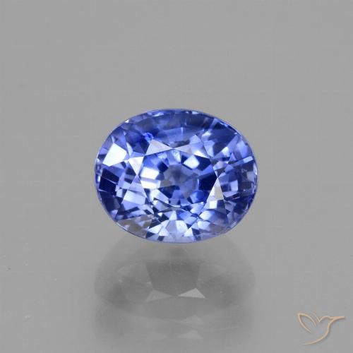 2.71ct Natural Azul aciano claro Zafiro, Ovalada, VS