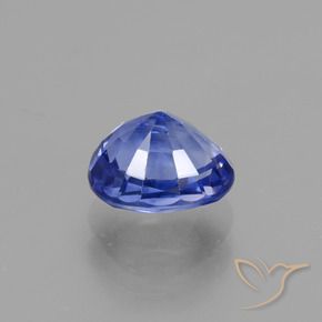 Zafiro Azul aciano claro natural de 2.71 ct, Ovalada, VS