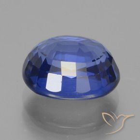 Zafiro Azul aciano natural de 4.77 ct, Ovalada, VVS-VS