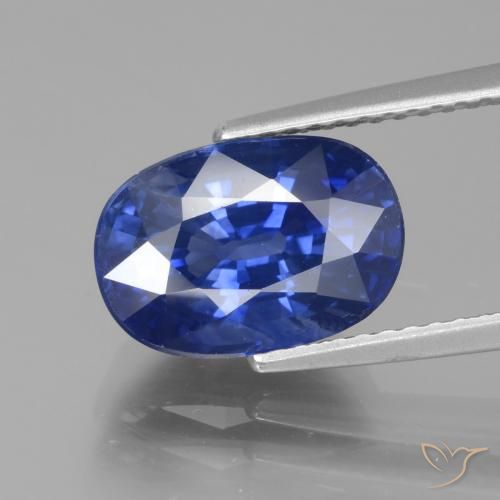 4.81ct Natural Azul aciano Zafiro, Ovalada, VS