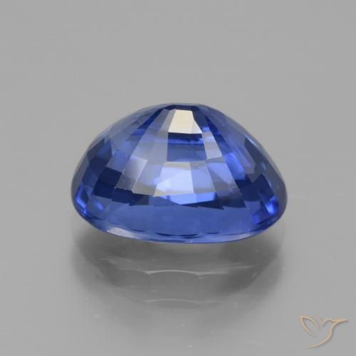 Zafiro Azul aciano natural de 4.81 ct, Ovalada, VS