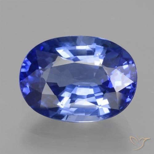 5.54ct Azul violeta oscuro Zafiro, Ovalada, VVS-VS
