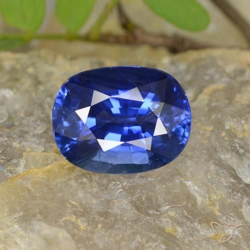 4.96ct Natural Azul marino Zafiro, Ovalada, VS