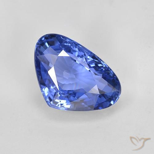 5.40ct Natural Azul aciano Zafiro, En forma de pera, VVS-VS