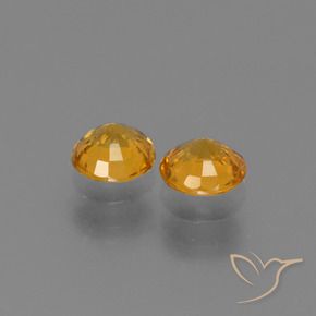 Gemas de Zafiro Oro natural de 1.19 ct, Redondo, VS