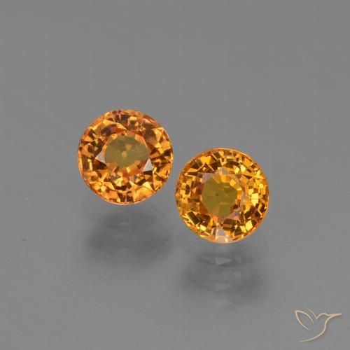 1.38ctw Natural Oro Zafiro, Redondo, VS