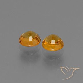 Gemas de Zafiro Oro natural de 1.38 ct, Redondo, VS