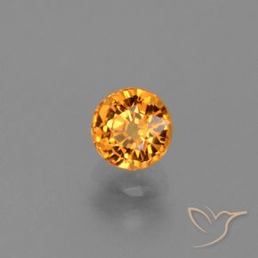 Zafiro Oro natural de 0.84 ct, Redondo, VS