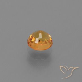 Zafiro Oro natural de 0.84 ct, Redondo, VS