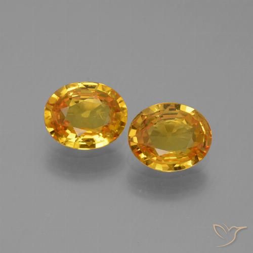 1.33ctw Natural Dorado oscuro Zafiro, Ovalada, VS