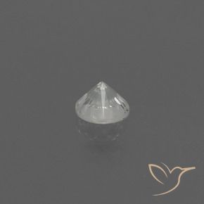 Zafiro Blanco natural de 0.45 ct, Redondo, VS