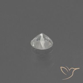 Zafiro Blanco natural de 0.39 ct, Redondo, VS