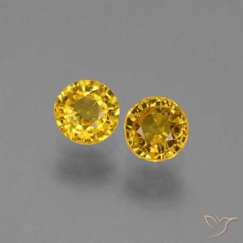 1.28ctw Natural Dorado Zafiro, Redondo, VS