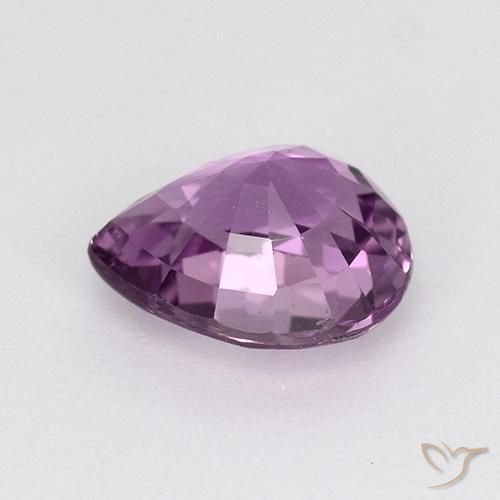 Zafiro Malva intenso natural de 1.26 ct, En forma de pera, VS
