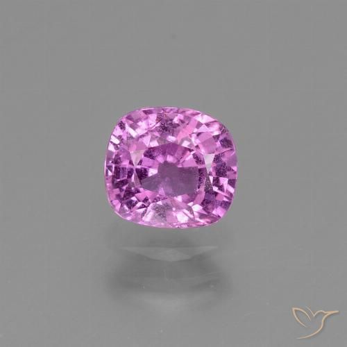 1.10ct Natural Púrpura medio Zafiro, Forma Cojín, VS-SI