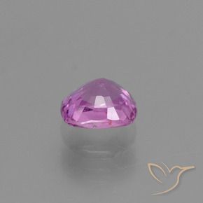 Zafiro Púrpura medio natural de 1.10 ct, Forma Cojín, VS-SI