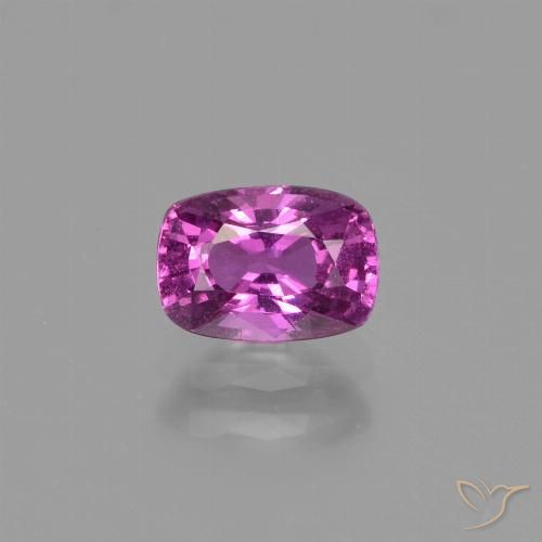 1.10ct Natural Magenta claro Zafiro, Forma Cojín, VS