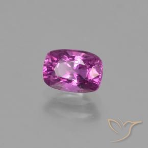 Zafiro Magenta claro natural de 1.10 ct, Forma Cojín, VS