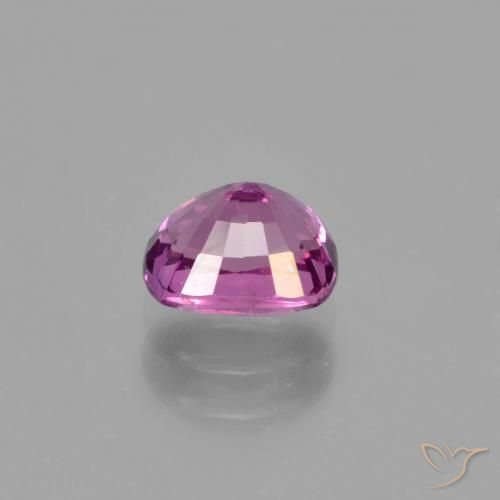 Zafiro Púrpura rosáceo intenso natural de 1.34 ct, Forma Cojín, VS
