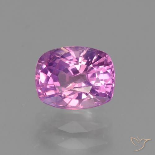 1.42ct Natural Púrpura rosado Zafiro, Forma Cojín, VS