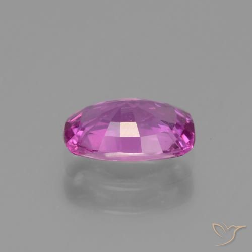 Zafiro Púrpura rosado natural de 1.31 ct, Forma Cojín, VS
