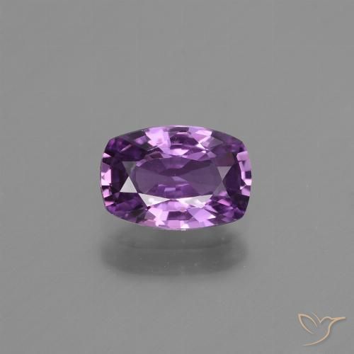 1.12ct Natural Violeta oscuro Zafiro, Forma Cojín, VVS-VS