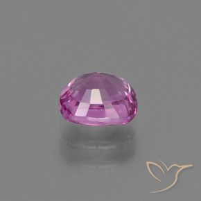 Zafiro Púrpura rosáceo intenso natural de 1.07 ct, Forma Cojín, VS