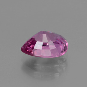 Zafiro Rosado púrpura real natural de 1.85 ct, En forma de pera, VS