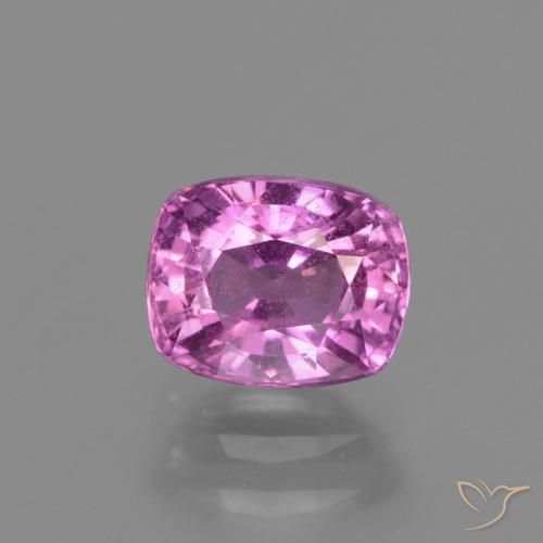 1.54ct Natural Púrpura medio Zafiro, Forma Cojín, VS