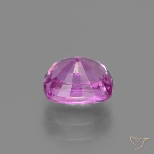 Zafiro Púrpura medio natural de 1.54 ct, Forma Cojín, VS