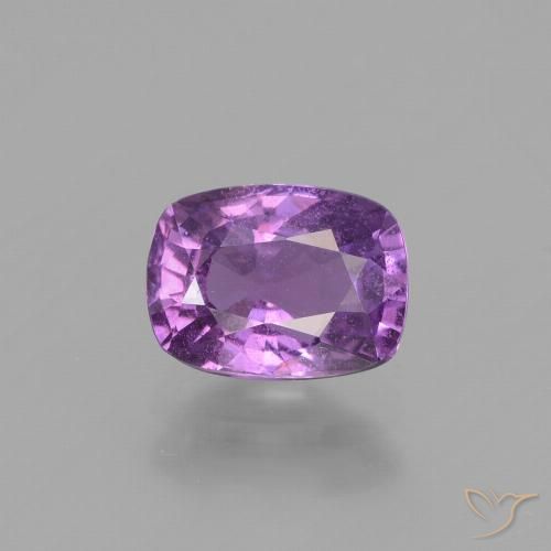 1.46ct Natural Violeta medio Zafiro, Forma Cojín, VS