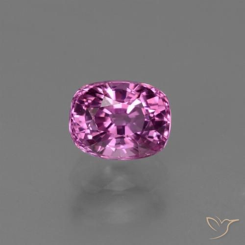 1.40ct Natural Púrpura rosado Zafiro, Forma Cojín, VS